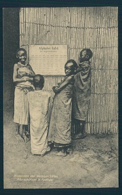 German east Africa, 100 year old postcards of the past. West Africa and North Africa